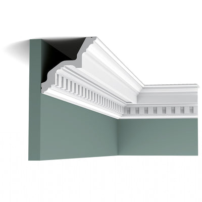 Medium-sized, Dentil Block, Geometric Lightweight Coving C211.