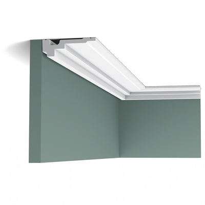 Medium-sized, Plain Coving, Modern Cardiff Lightweight Coving C355.