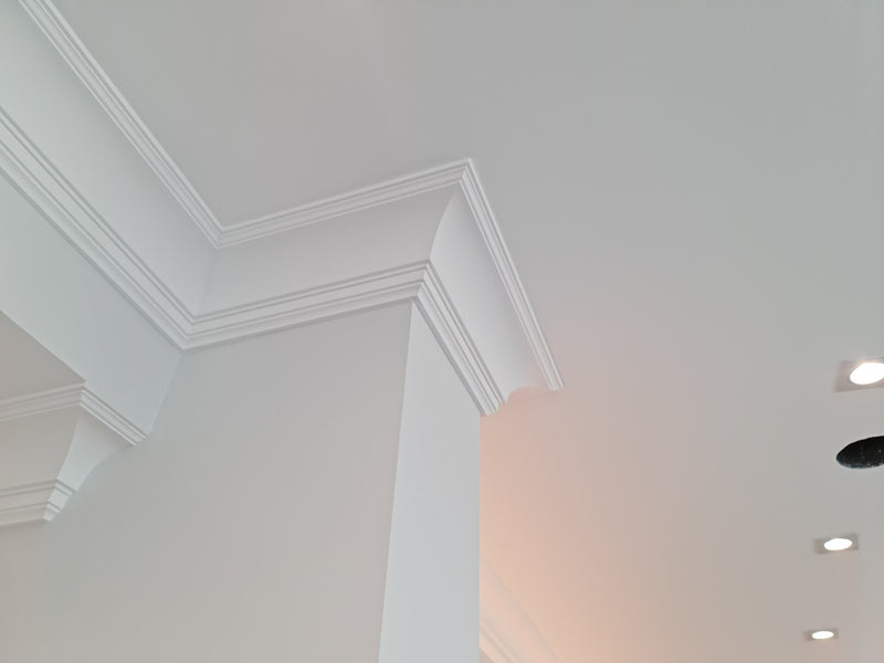 Medium-sized, Plain Coving, Stepped, Art Deco, Lightweight Coving CX106.