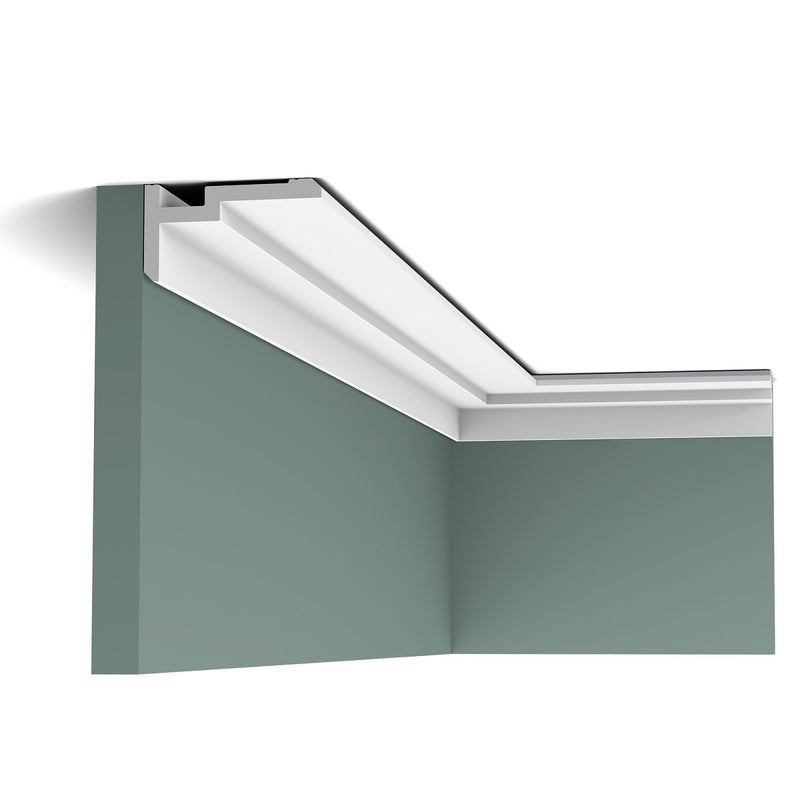 Medium-sized, Plain Coving, Modern, U-Stepped, Lightweight Coving CX197.