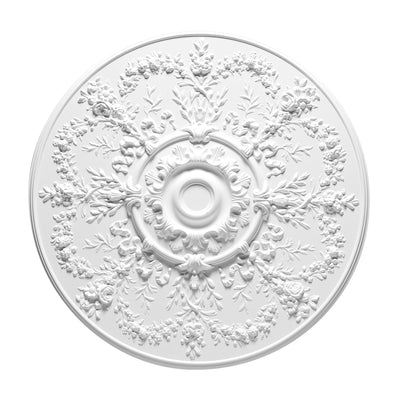 Large, Decorative Lightweight Ceiling Rose R64.