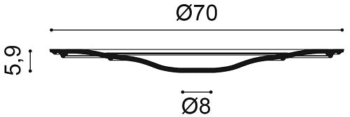 Large, Decorative, Victorian, Lightweight Ceiling Rose R77. A 700mm diameter, with an 80mm diameter centre, and a 59mm width.