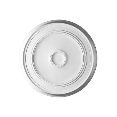 Medium-sized, Plain Lightweight Ceiling Rose R76.