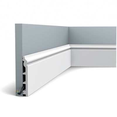 Tall, Plain, Ogee, Lightweight Skirting Board SX118.