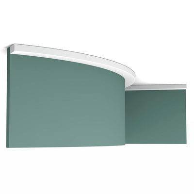 Small, Contemporary, Rectangular, Lightweight Flexible Coving SX194F.