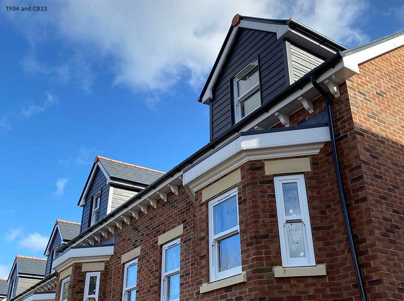 TF04 Orac Roof Exterior Dentil 250mm x 200mm x 77mm