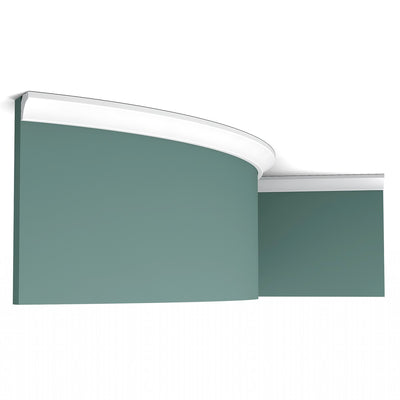 Extra Small, Plain Coving, Flexible Lightweight Coving C250F. 
