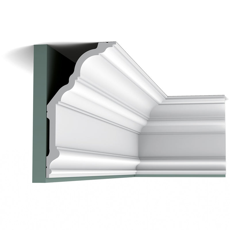 Large, Traditional, Plain Coving, Stratford Lightweight Coving C340. 