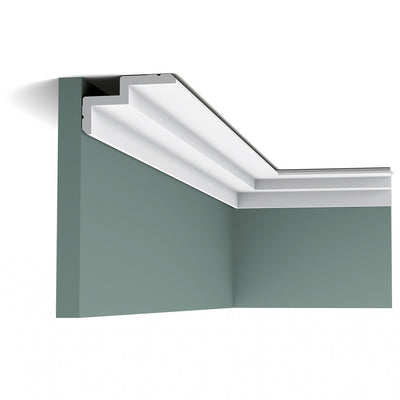 Small, Plain Coving, Modern, Stepped, Lightweight Coving C390.