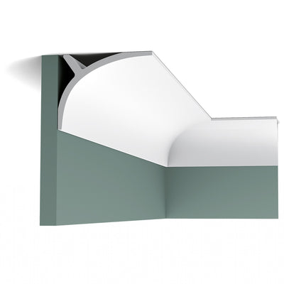 Large, Plain Coving, Cavetto Curtain Lightweight Coving C991. 