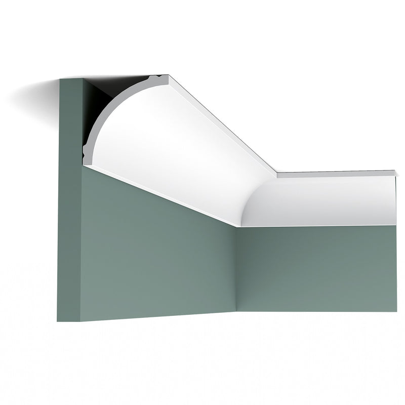 Curved, Plain Coving, Lightweight Budget Coving CB524. 