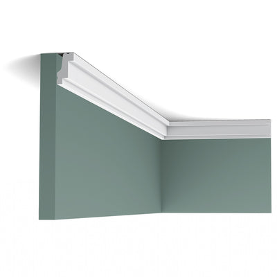 Small, Plain Coving, Stepped, Manchester Lightweight Coving CB530. 