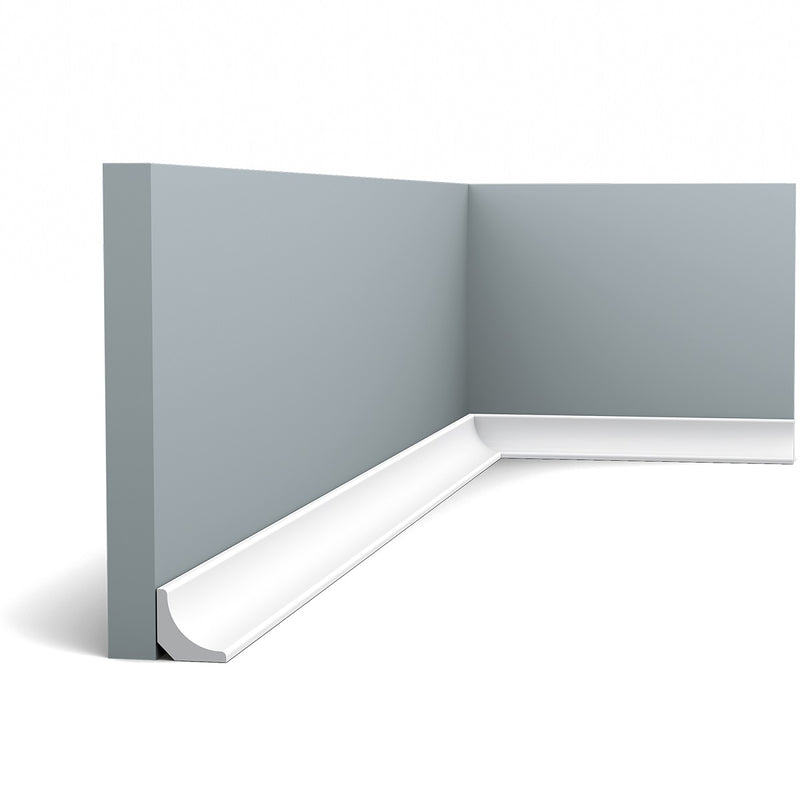 Extra Small, Curved, Lightweight Skirting Board CX133.