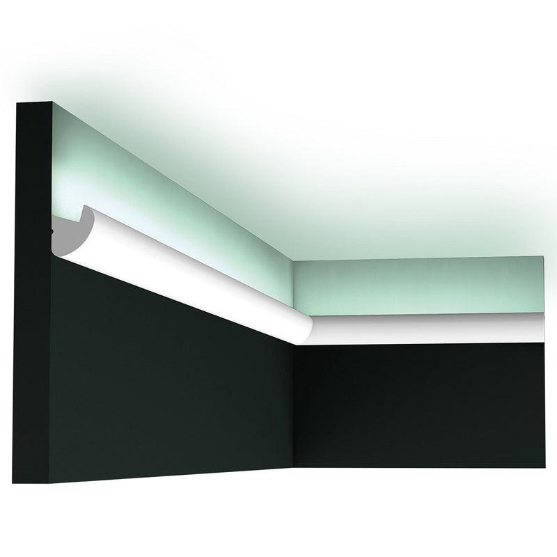 Small, Plain Coving, Curving, LED Up lighting Lightweight Coving CX188.