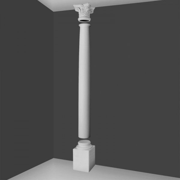 Corinthian, Plain Column, Full Column with Top, Shaft, and Base KC2, with K1112, K1102, and K1132.