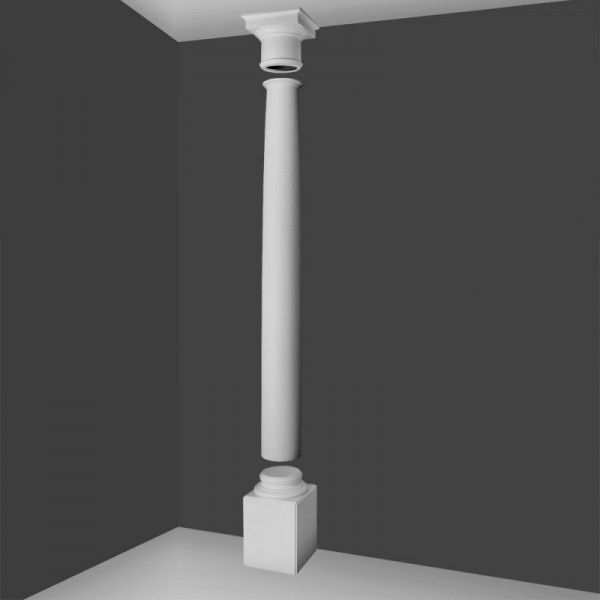 Doric, Plain Column, Full Column with Top, Shaft, and Base KD2, with  K112, K1102, and K1132.