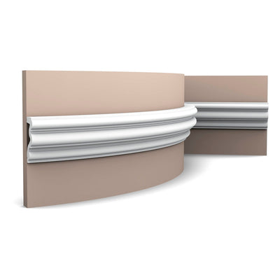 Curved, Rounded, Flexible Lightweight Wall Panel P4025F. 
