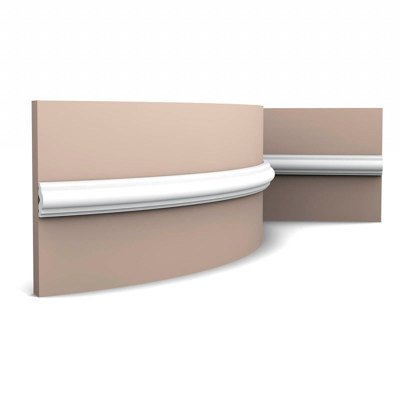 Small, Plain, Wall Panelling, Flexible Lightweight Wall Panel Moulding PX103F.