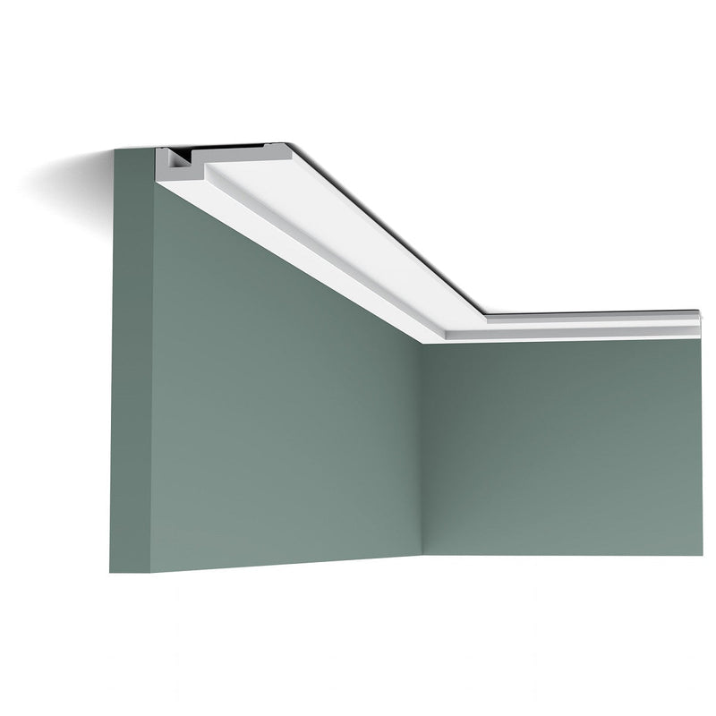 Small, Modern, Geometric, Square Lightweight Coving PX198. 