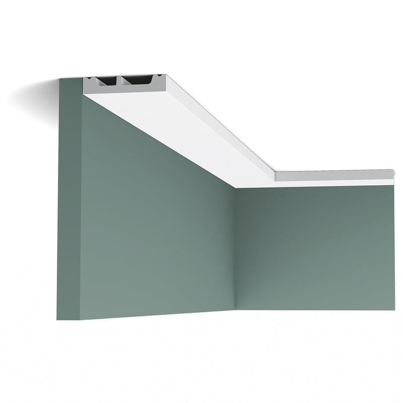 Small, Plain Coving, Contemporary, Leicester Lightweight Coving SX157. 