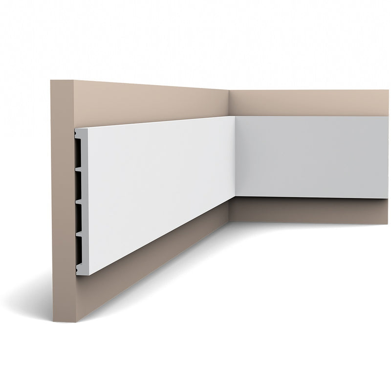 Medium-sized, Plain, Contemporary, Swansea Lightweight Panel Moulding SX168. 
